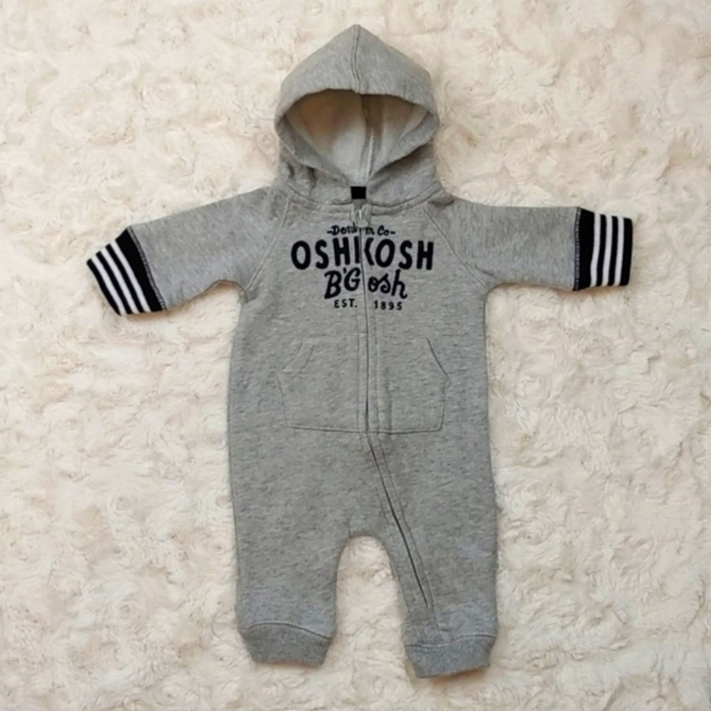 Baby B'Gosh Hooded Overall Size Newborn